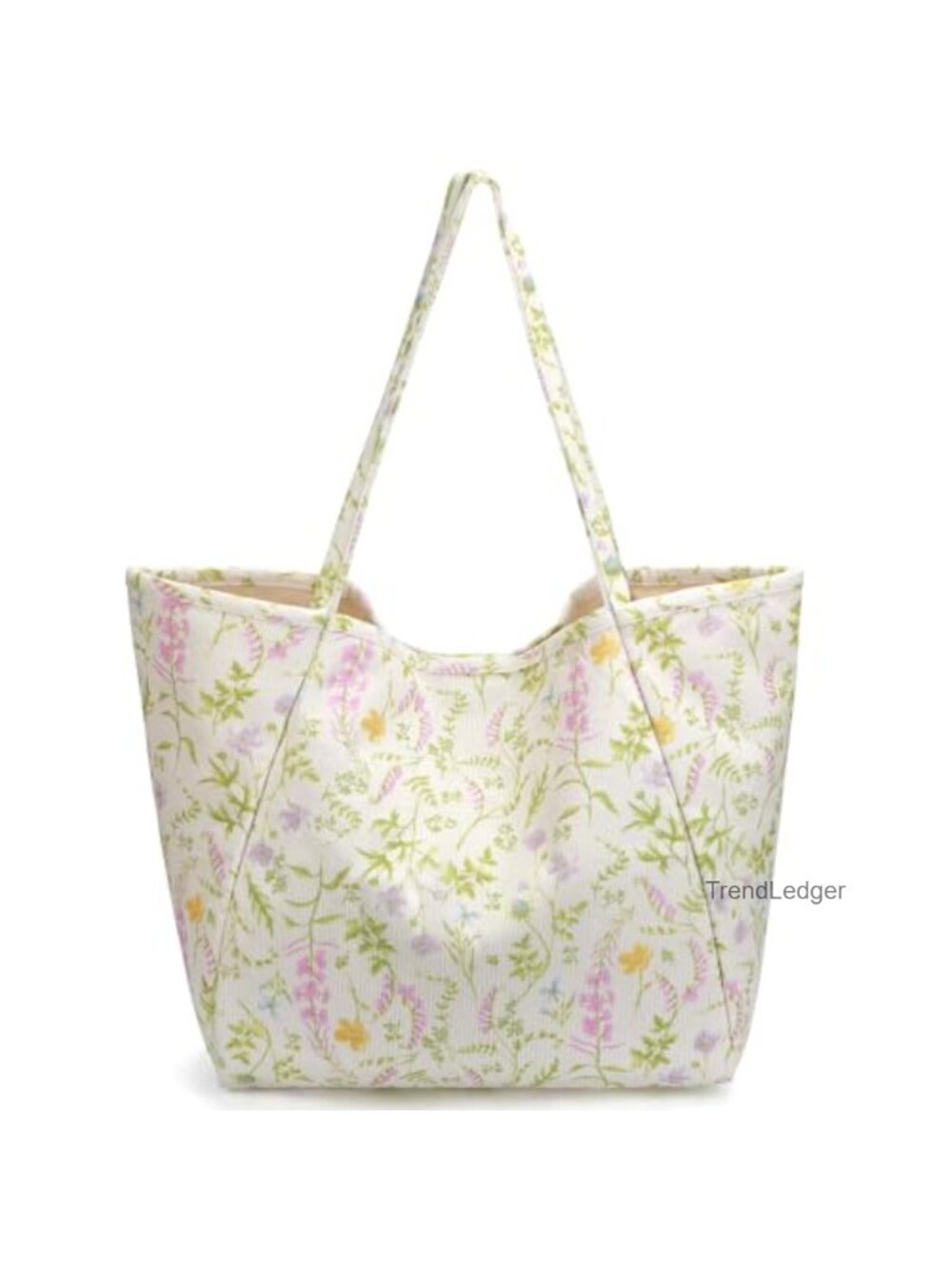 Corduroy Tote Bag Large Capacity Travel Gym Bag for Women Work Beach